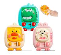 LUHOCIY 3 Pièces Puzzle à Glissière, Casse-tête d'animaux, Puzzle Bebe Convient à l'éducation Précoce des Enfants, Matériau Durable sûr et Non Toxique, Aspect Charmant et à la Mode