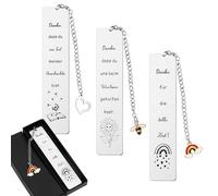 LUHOCIY Marque Page Metal, Marque Page Livre, Bookmark, Peut Être Utilisé pour les Examens/l Retraite/les Enseignants/les Étudiants/les Collègues/les Adieux/les Cadeaux De Noël/D'anniversaire