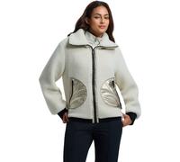 Luhta - Polaire zippée bi-matière - Iskoinen Poudre pour Femme - Taille XS - Beige Beige XS