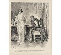 Lui; C'est parfaitement horrible la façon dont vous continuez à flirter avec vos vieux petits amis. Charles Dana Gibson (1916) - Poster imprimé (18 x 24)
