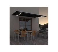 vidaXL Luifel automatisch met LED en windsensor 500x300 cm antraciet3068954 Anthracite G