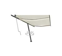 Luifel automatisch met LED en windsensor 500x300 cm crÃmekleur3069792