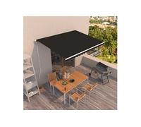 Luifel automatisch uittrekbaar 450x350 cm antracietkleurig3069009