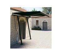 Vidaxl Auvent Rétractable Automatique Et Poteaux 3,5x2,5 M Anthracite Gris