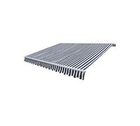Luifel gemotoriseerd uitschuifbaar 400 cm blauw/wit275553