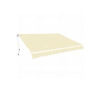 Luifel handmatig uittrekbaar 600 cm crÃme276353