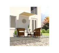 vidaXL Auvent rétractable 100 × 150 cm Jaune et blanc