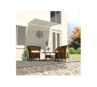 Auvent Rétractable 250x150 cm Jaune et Blanc Store Pare Soleil Jardin vidaXL