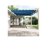 Auvent Vertical Ecran de Protection Ecran d'Intimité de Balcon Auvent de Patio Jardin Extérieur Bleu 250x360 cm Tissu 148480