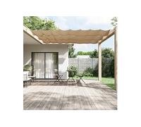 Luifel verticaal 60x1000 cm oxford stof taupe148400