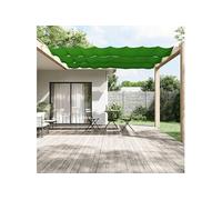 Luifel verticaal 60x420 cm oxford stof lichtgroen148299