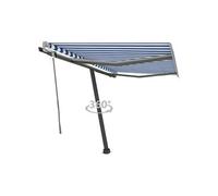 Vidaxl Auvent Automatique Sur Pied 300x250 Cm Bleu/Blanc