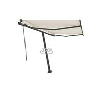 Vidaxl Auvent Automatique Sur Pied 350x250 Cm Crème