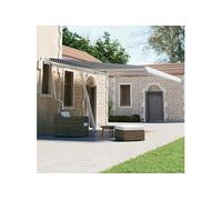 Vidaxl Auvent Automatique Sur Pied 400x300 Cm Bleu Et Blanc Blanc