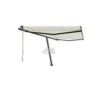 Vidaxl Auvent Automatique Sur Pied 400x350 Cm Crème