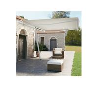 Vidaxl Auvent Automatique Sur Pied 450x350 Cm Crème