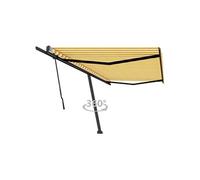 Auvent Manuel Rétractable sur Pied 400x350 cm Crème Store Balcon Jardin vidaXL