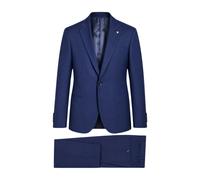 Luigi Bianchi Mantova - Single Breasted Suits - Homme - Costumes - Bleu - Taille: M