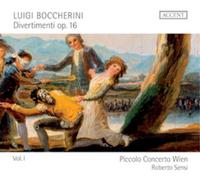 Luigi Boccherini – Divertimenti, Op. 16 – Volume 1 – CD – Accent