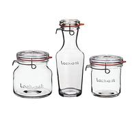 Luigi Bormioli 12327/01 Lock-Eat Bocaux en verre Transparent 1 l