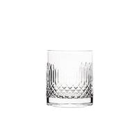 Luigi Bormioli - Diamante - D.O.F/Verres en cristal - Passe au lave-vaisselle - Fabriqués en Italie - Lot de 4, 380 ml, Argent