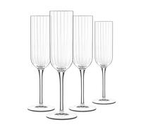 Luigi Bormioli Verres à Champagne Flûtes - Bach - 21 cl - 4 Pièces