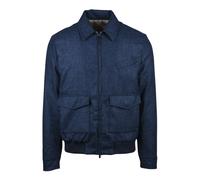 Luigi Borrelli Napoli - Aviator Jacket - Homme - Vestes - Bleu - Taille: M