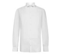 Luigi Borrelli Napoli - Chemise Blanche en Coton avec Col Pointu - Homme - Chemises - Blanc - Taille: 4XL