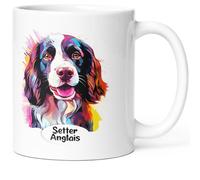 Luigi Collection Mug Chien Setter Anglais Tasse Message Humour drôle Race Animaux. Idée Cadeau Original et Beau Ami Homme Femme Enfant Collègue pour Anniversaire Noël Céramique