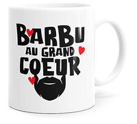 Luigi Collection Mug Humour Barbu Coeur Tasse Message drôle Amour. Idée Cadeau Original pour Ami Couple Collègue Frère Pote Mari Amoureux Fiancé Homme pour Anniversaire Noël St Valentin.