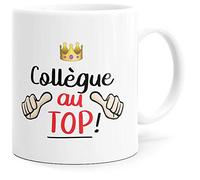 Luigi Collection Mug Humour Collègue Tasse Message Drôle Rigolo. Idée Cadeau Original pour Départ en Retraite Mutation Travail Bureau Homme Femme pour Anniversaire Noël Souriez dès le Réveil.