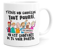 Luigi Collection Mug Humour Collègue Tout Pourri Tasse Message Drôle Rigolo. Idée Cadeau Original pour Départ en Retraite Pot Mutation Travail Bureau Homme Femme pour Anniversaire Noël.