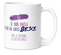 Luigi Collection Mug Humour Gros Sexe Tasse Message drôle Coquin. Idée Cadeau Original pour Amis Couple Collègue Frère Pote Homme Amoureux pour Anniversaire Noël. Souriez dès le Réveil.