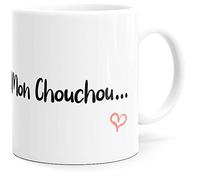 Luigi Collection Mug Humour Mon Chouchou Tasse Message drôle Amour. Idée Cadeau Original pour Ami Couple Amoureux Collègue Frère Mari Homme Fiancé Copain pour Anniversaire St Valentin Noël.