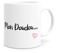 Luigi Collection Mug Humour Mon Doudou Tasse Message drôle Amour. Idée Cadeau Original pour Ami Couple Amoureux Collègue Frère Mari Homme Fiancé Copain pour Anniversaire St Valentin Noël.