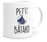 Luigi Collection Mug Humour Petit Bâtard Tasse Message drôle. Idée Cadeau Original pour Amis Couple Amoureux Collègue Frère Sœur Pote pour Anniversaire Noël Souriez dès le Réveil.