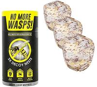 Luigi's Anti Guêpe - Faux Nid de Guêpes - Repousse Guêpe Non Toxique - Utilisation Intérieur ou Extérieur Piscine ou Jardin (Lot de 3)