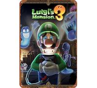 Luigi's Mansion 3 (You're in for a Fright) - Plaque en métal vintage pour café, bar, maison - 30,5 x 20,3 cm