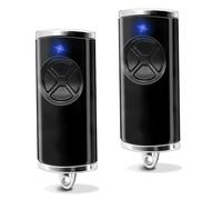 LUIRSAY Lot de 2 émetteurs portatifs de rechange pour Hörmann 4511736, télécommande 4 canaux 868,3 BS MHz, compatible avec Hörmann HSM4 HSE2 HS1 HS4 HSZ1 HSZ2, noir