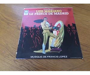 LUIS Mariano Le Prince De Madrid album Vinyle 33