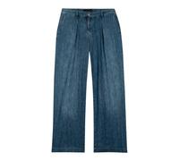 Luisa Cerano - Pantalon Large en Denim Décoloré - Femme - Jeans - Bleu - Taille: 42 FR