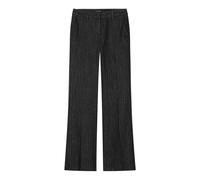 Luisa Cerano - Pinstripe Bootleg Denim - Femme - Pantalons - Noir - Taille: 44 FR