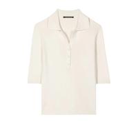 Luisa Cerano - Ribbed Polo - Femme - Pulls - Beige - Taille: 42 FR