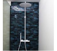 Luisa Colonne de douche avec Mitigeur Mécanique - Blanc - Essebagno