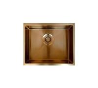 Essebagno Luisa évier 1 cuve seule 55x45 en inox cuivre brossé