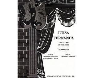 Luisa Fernanda - Comedia Lirica En Tres Actos / Vocal Score