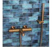 Luisa mitigeur bain-douche thermostatique cuivre brossé Essebagno