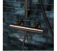Luisa Mitigeur Douche Thermostatique - Gris gun métal - Essebagno