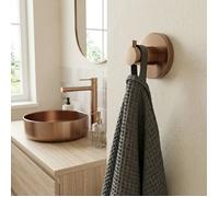 Luisa Patère murale en inox - Cuivre brossé - Essebagno