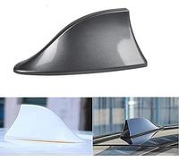 LUISAS Antenne d'aileron de Requin pour Nissan Qashqai J10 J11,Voiture Toit Queue aileron Requin antenne Signal Radio Conversion,B/Grey
